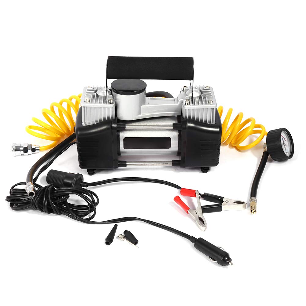 Heavy Duty 12V 150 PSI pompa sprężarki powietrza, elektryczna mini inflator opon do samochodów dostawczych i opon do ciągników