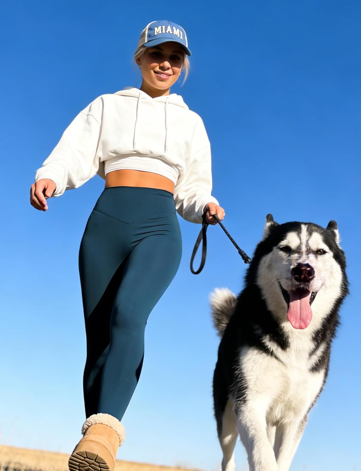 YEOREO Workout Leggings for Women Hidden Scrunch Tummy Control Leggings Agathia High Waisted Gym Yoga Pants - Image 3