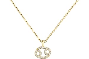 Cancer Zodiac Necklace: A Glimmering Gem for the Intuitive