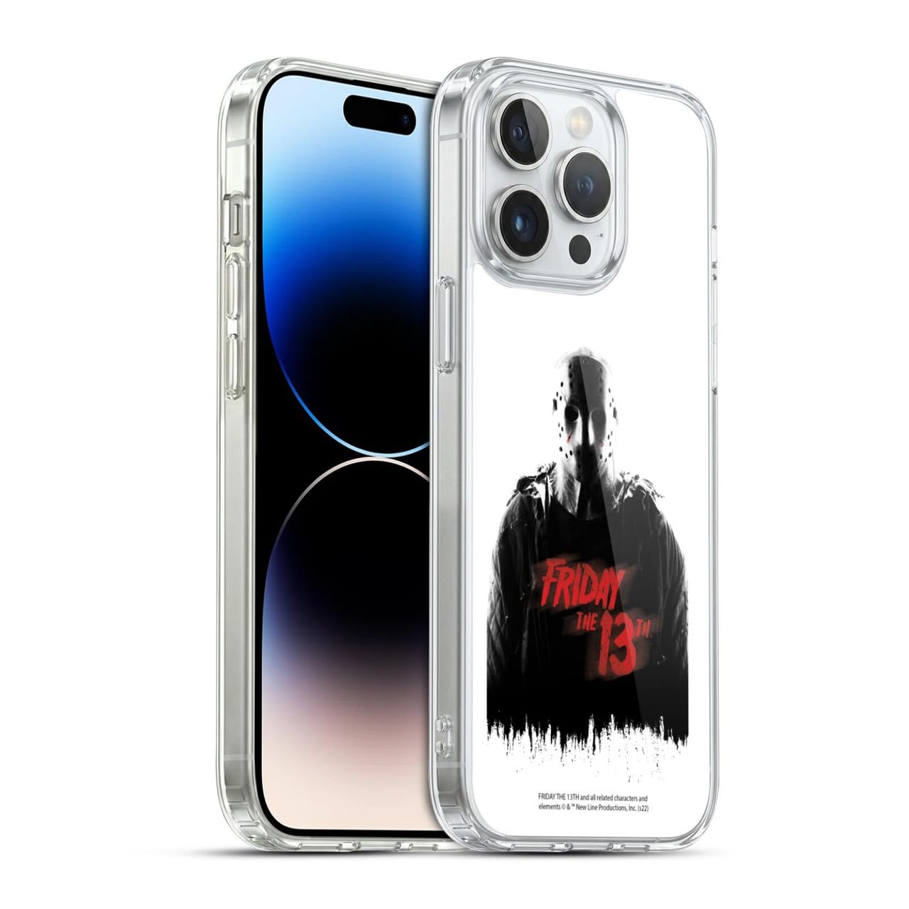 Head Case Designs Licenza Ufficiale Friday The 13th 2009 Jason Voorhees Key Art Grafica Custodia in Gel [Grado Militare] Compatibile con Apple iPhone 14 PRO Max E Compatibile con MagSafe