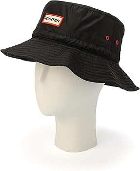 Amazon.com: HUNTER Ripstop Bucket Hat, Nylon Cap with Brand Logo