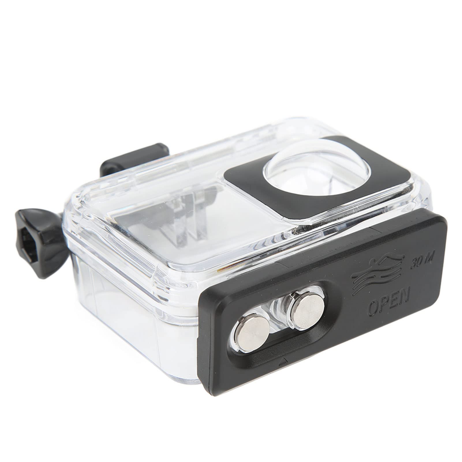 Boîtier Étanche pour Caméra de Sport One RS 4K Protection sous Marine 30 Mètres Compatible Double Objectif avec Vis à Oreilles