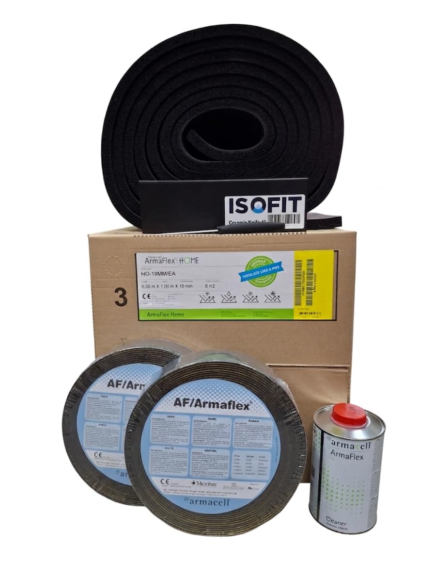Armaflex Home Camperset selbstklebend + Original ISOFIT Keramikmesser (Camperset A)