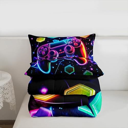 Miniatura 18 de Castle Fairy Juego de edredón de elefante de dibujos animados, tamaño individual, juego de edredón Kawaii de animales salvajes para niños y niños