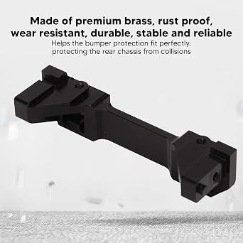 RC Rear Bumper Mount Bracket Brass Rear Bumper Mount Repair Parts RGT EX86190 LC76 1/10 RC Crawler