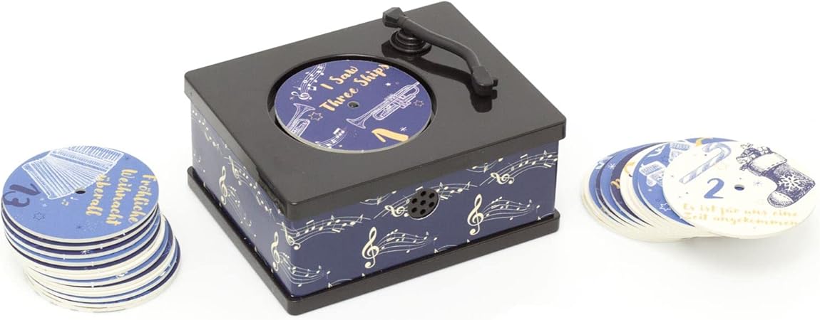 Carousel Home Mini Gramophone Musical Advent Calendar Christmas Music carousel-home-mini-gramophone-musical-advent-calendar-christmas-music
