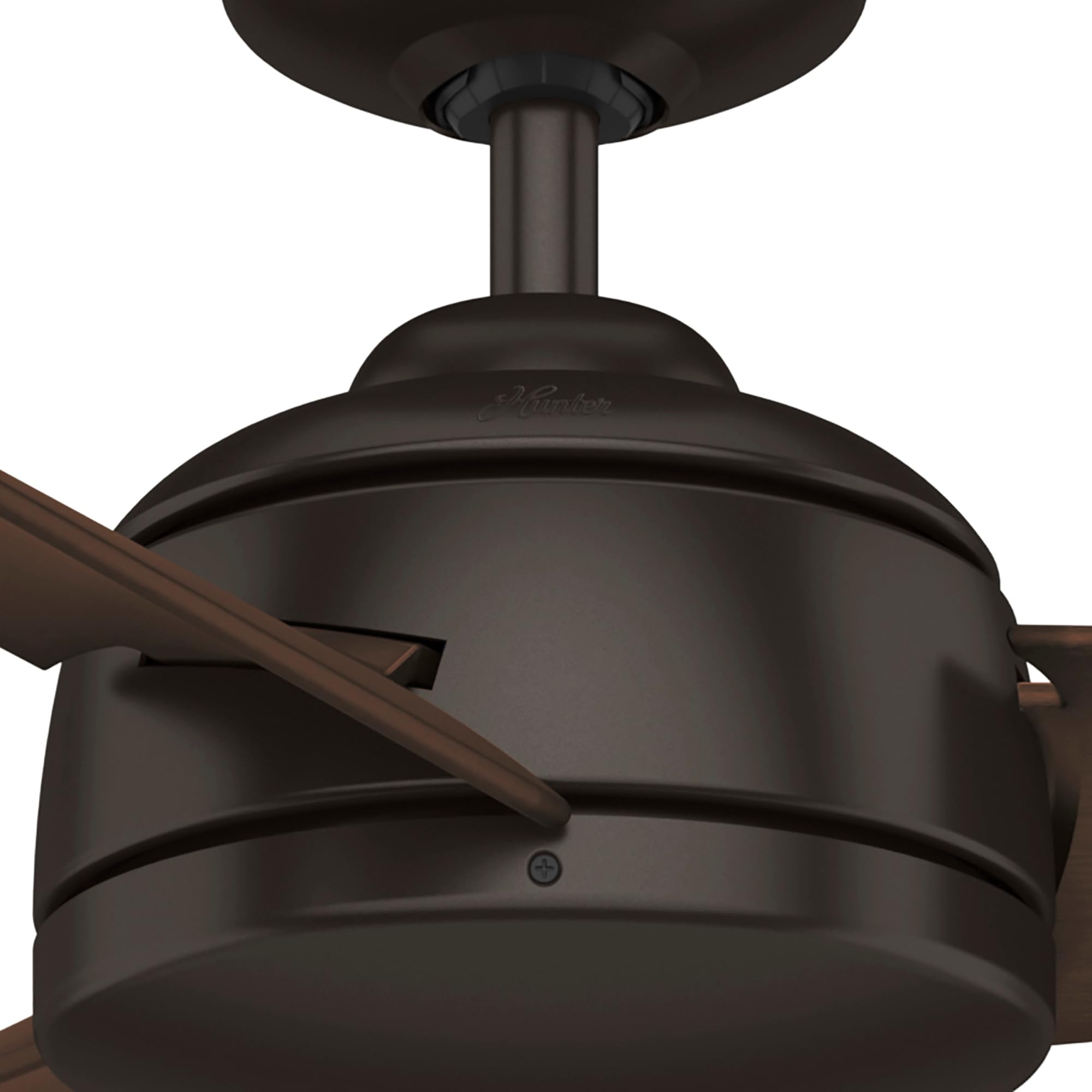 Hunter Fan, Ventilador de Techo y Control de pared para Interiores y Exteriores, Trimaran, 3 Aspas, Color Bronce, 132 cm, Ideal para Verano e Invierno, Modelo 50943