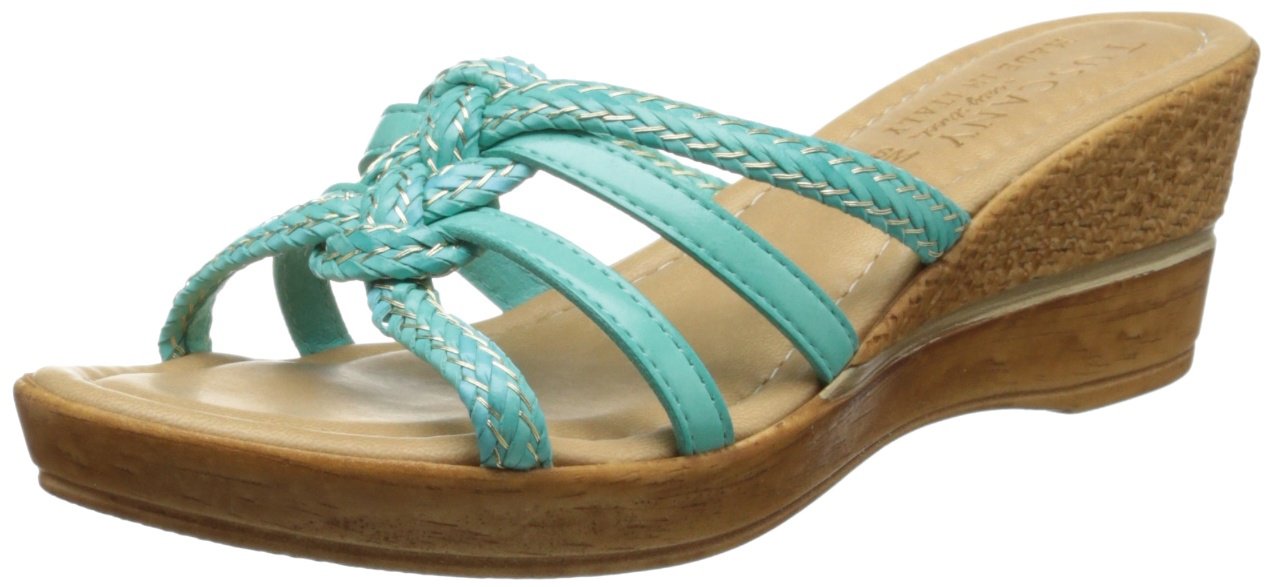 Tuscany by Easy Street Women's Sorano Wedge Sandal