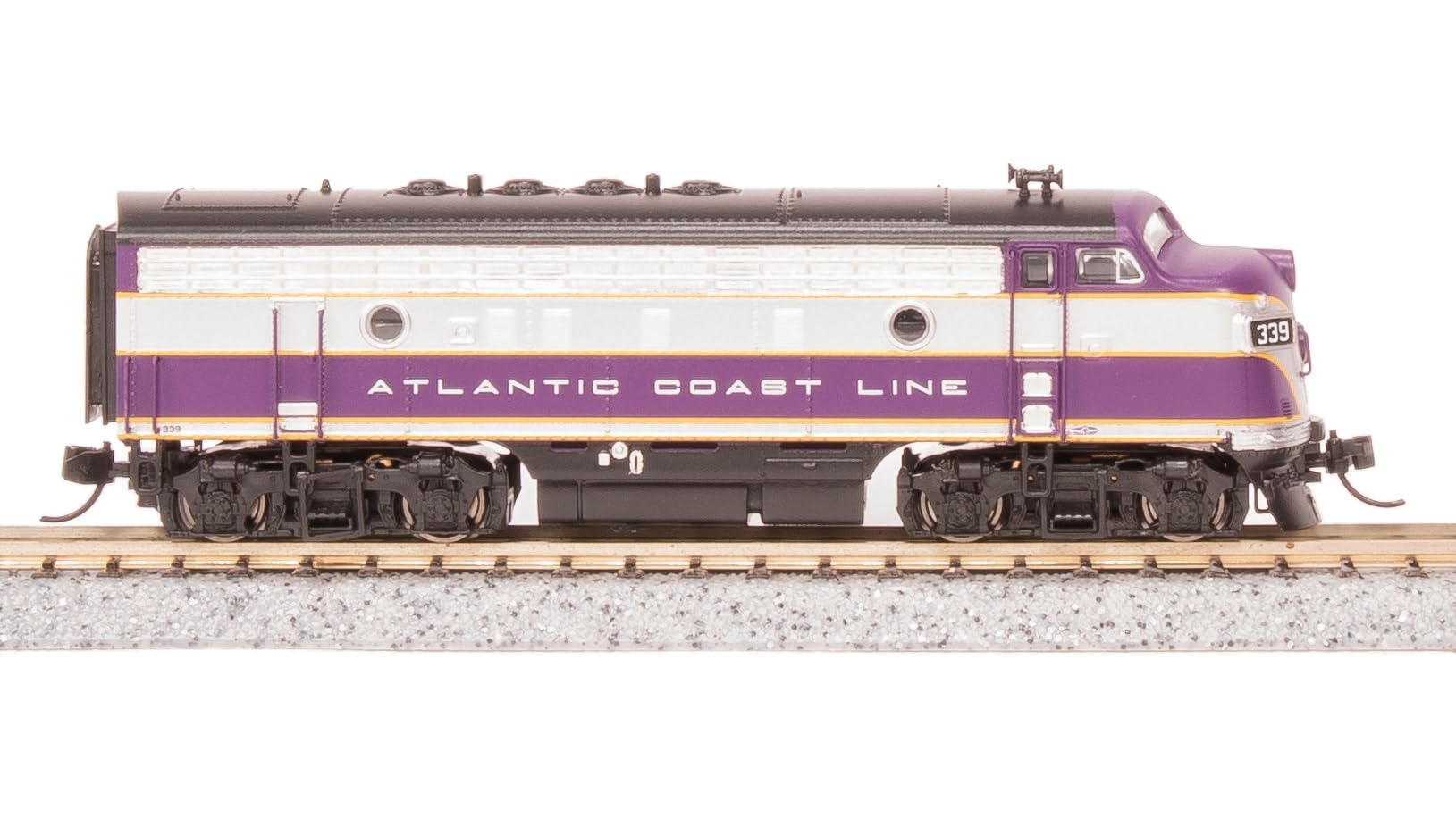 Broadway Limited 9220 EMD F3A, ACL 344, Purple & Silver, No-Sound/DCC-Ready, N Scale