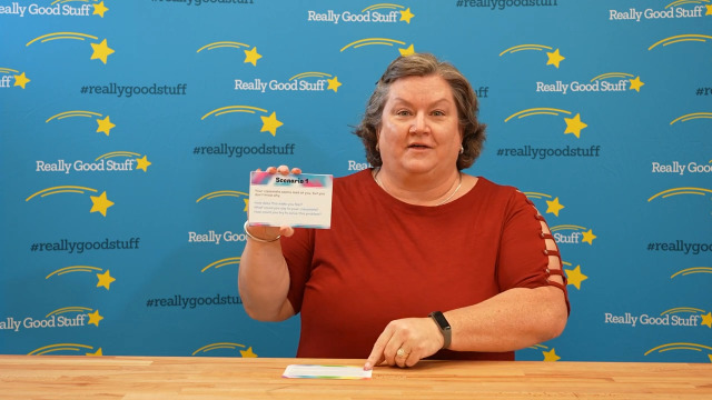 Image of Really Good Stuff Social Skills Discussion Cards, Set of 20 | Ages 7+, Grades 2+, Conversation Cards for Kids to Understand Social Rules and Develop Essential Social-Emotional Skills
