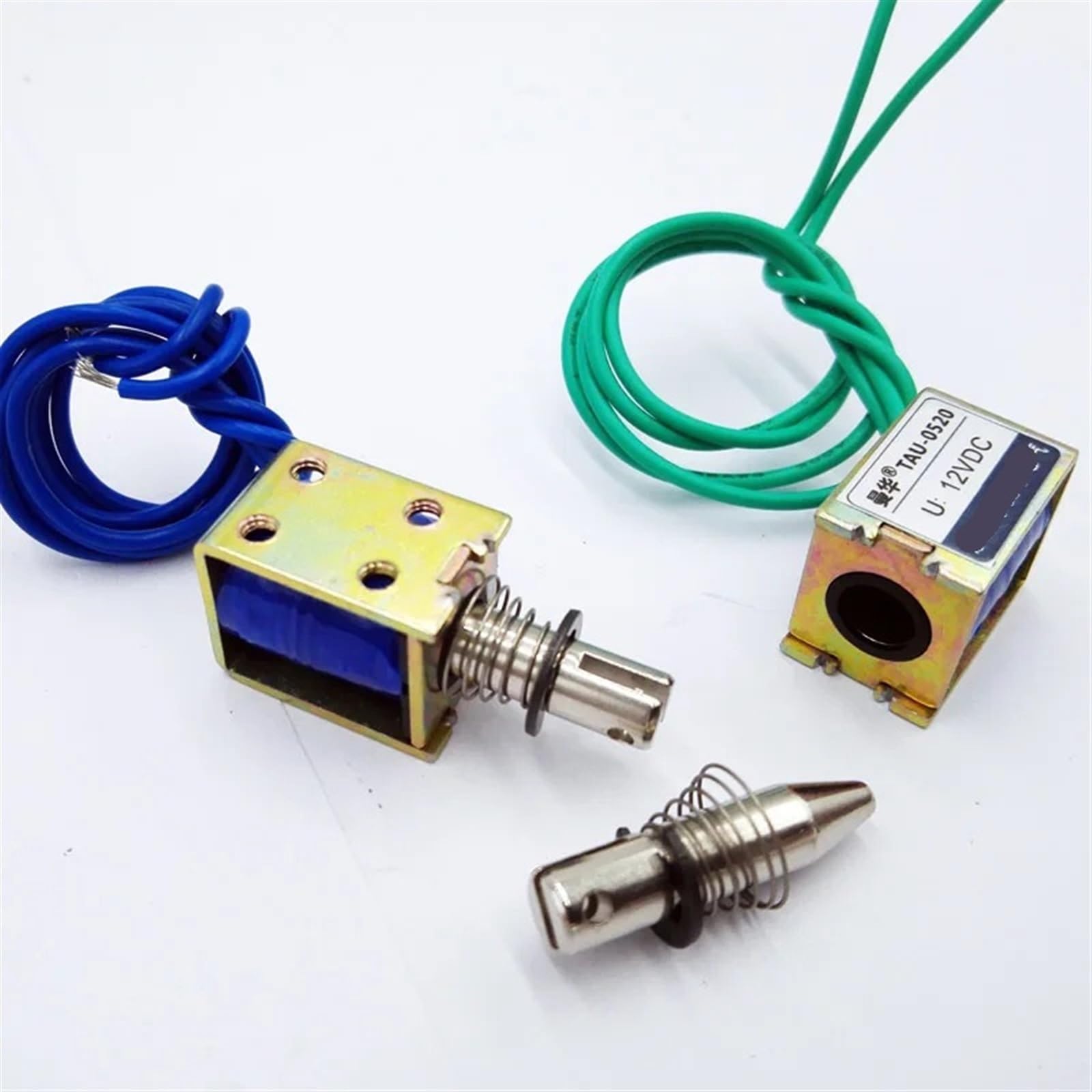 Électroaimant push pull TAU-0520 DC 24V avec course de 10mm pour bobine de cadre