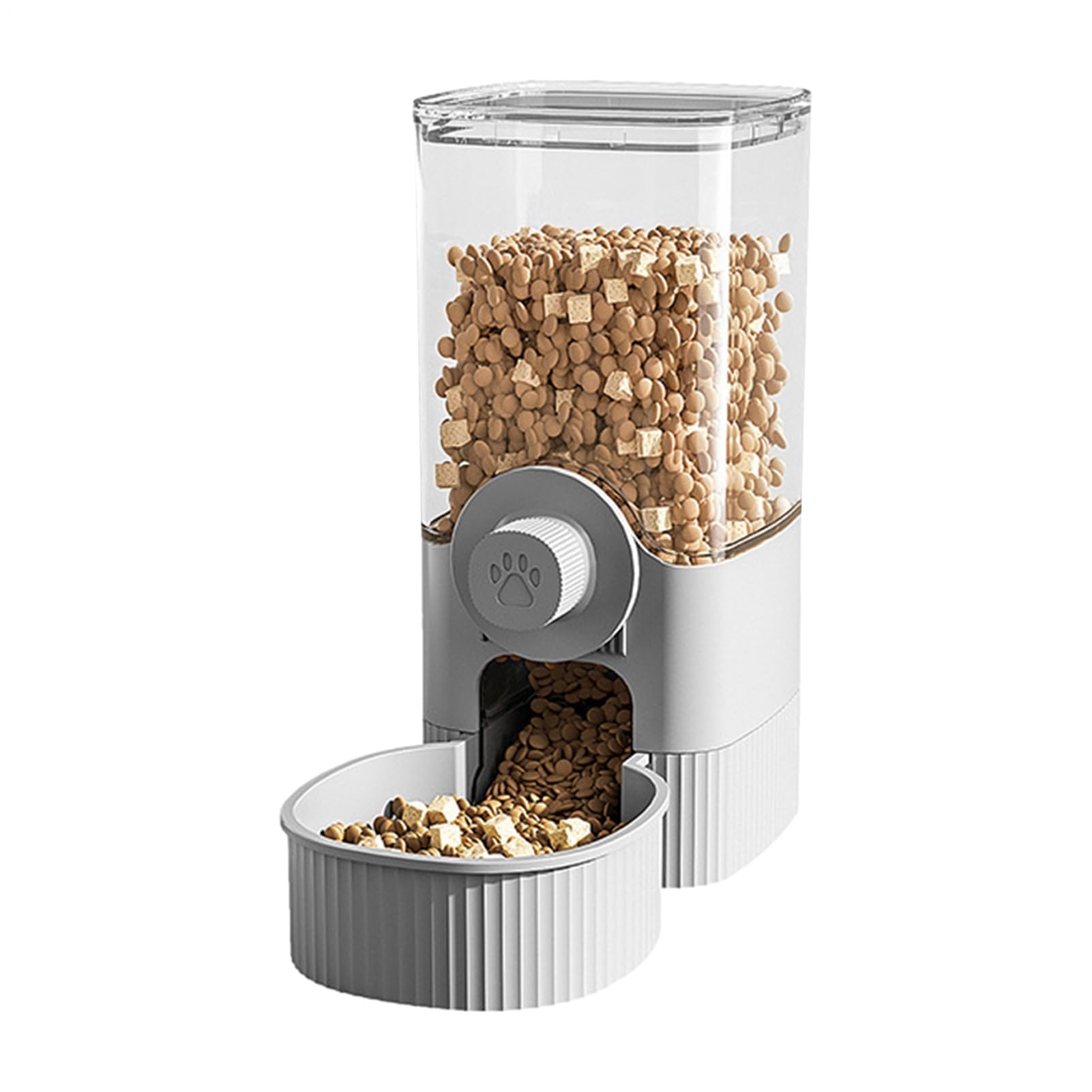 Futterautomat, Tragbarer Futterspender for Haustiere – Trockenwasserspender, automatischer Futterbehälter | Leichte Futterstation mit Reservoir(Feeding Money)