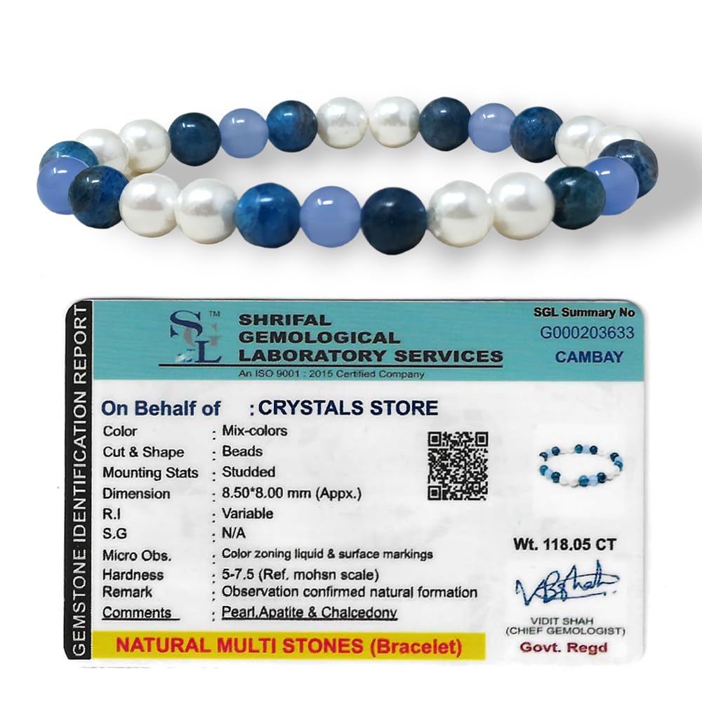 See full amazon price history chart for Orgonite Shop Gemini Zodiac 8mm Bracelet - Blue Apatite, Calcedony, Coated Pearl Beads - Stylish Astrological Accessory for Communication and Harmony - Lab Certified (मिथुन राशि) Orgonite Shop Gemini Zodiac 8mm Bracelet - Blue Apatite, Calcedony, Coated Pearl Beads - Stylish Astrological Accessory for Communication and Harmony - Lab Certified (मिथुन राशि) (B0CS32F9Z4) Amazon Price History, Amazon Price Tracker