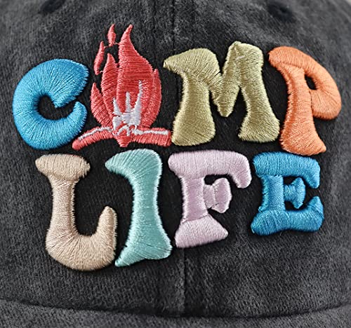 Camp-Life-Hat-for-Men-Women-Funny-Adjustable-Cotton-3D-Embroidered-Camping-Hiking-Baseball-Cap