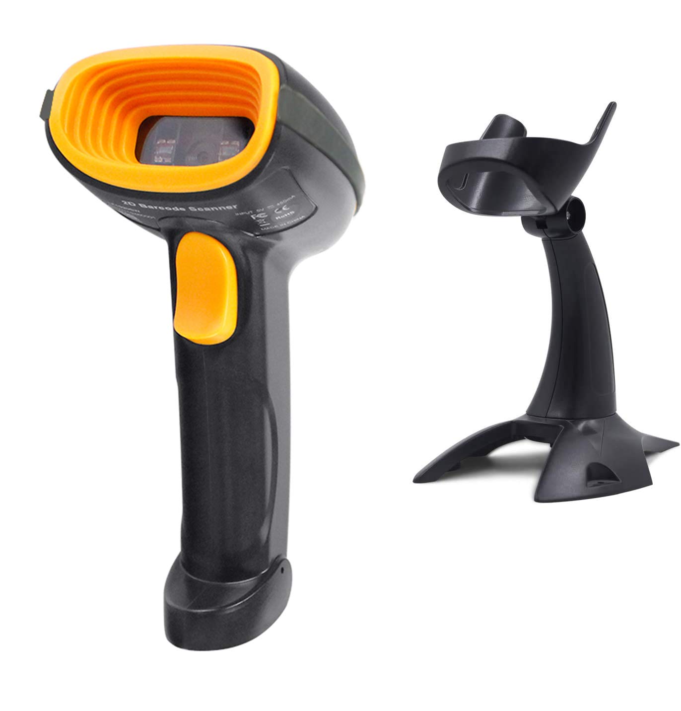 Buy LENVII C800 2D Barcode Scanner with Stand USB Wired QR Code Scanner