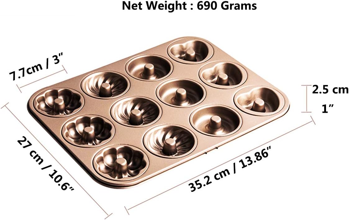 Non-Stick Baking Tray Carbon Steel Golden Baking Pan