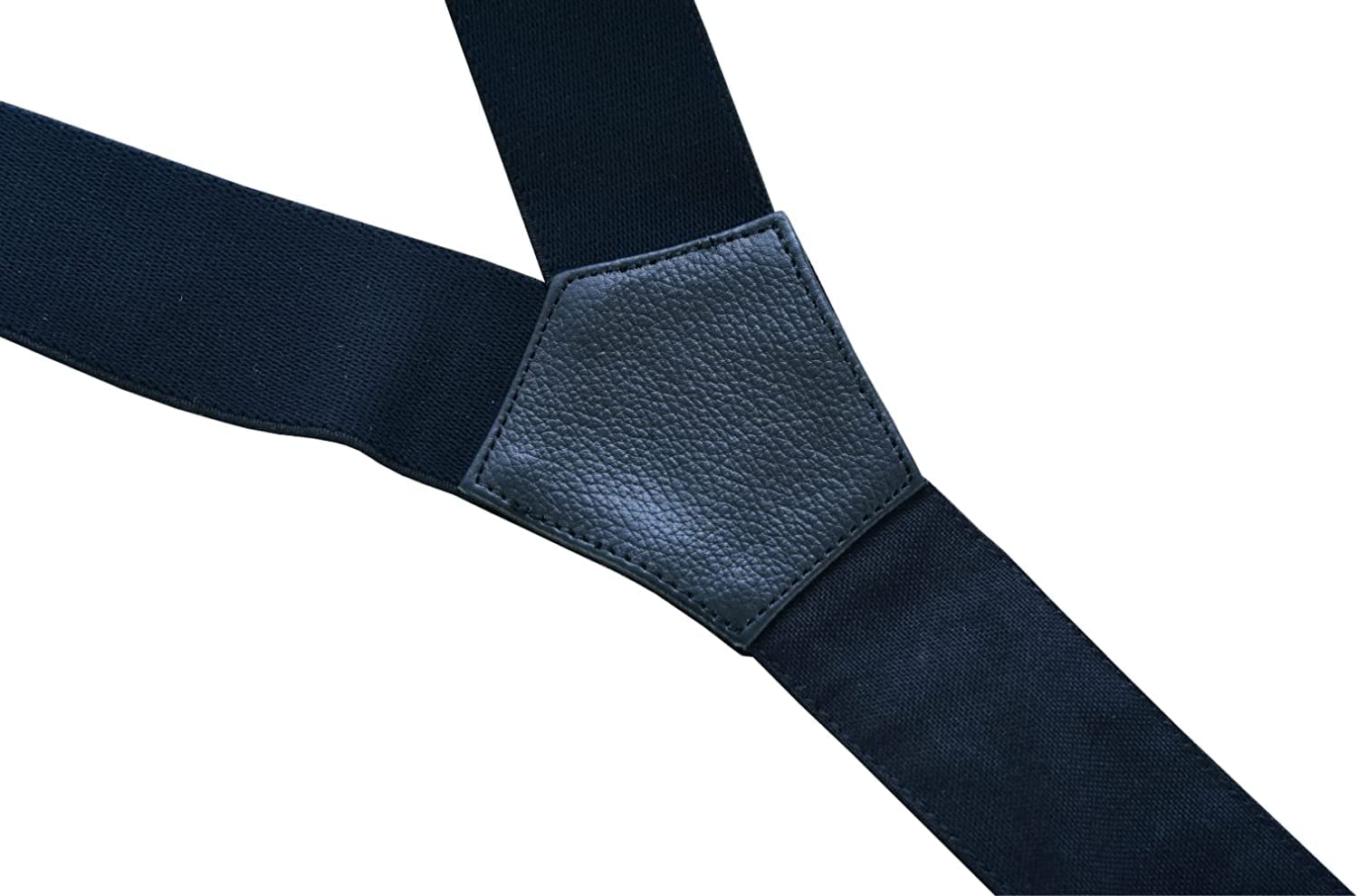 Blackwild Tirantes para pantalones de moto, cremallera insertada YKK Vislon 8, tirantes para moto hombres y mujeres, 380 mm de ancho (hombre), Negro
