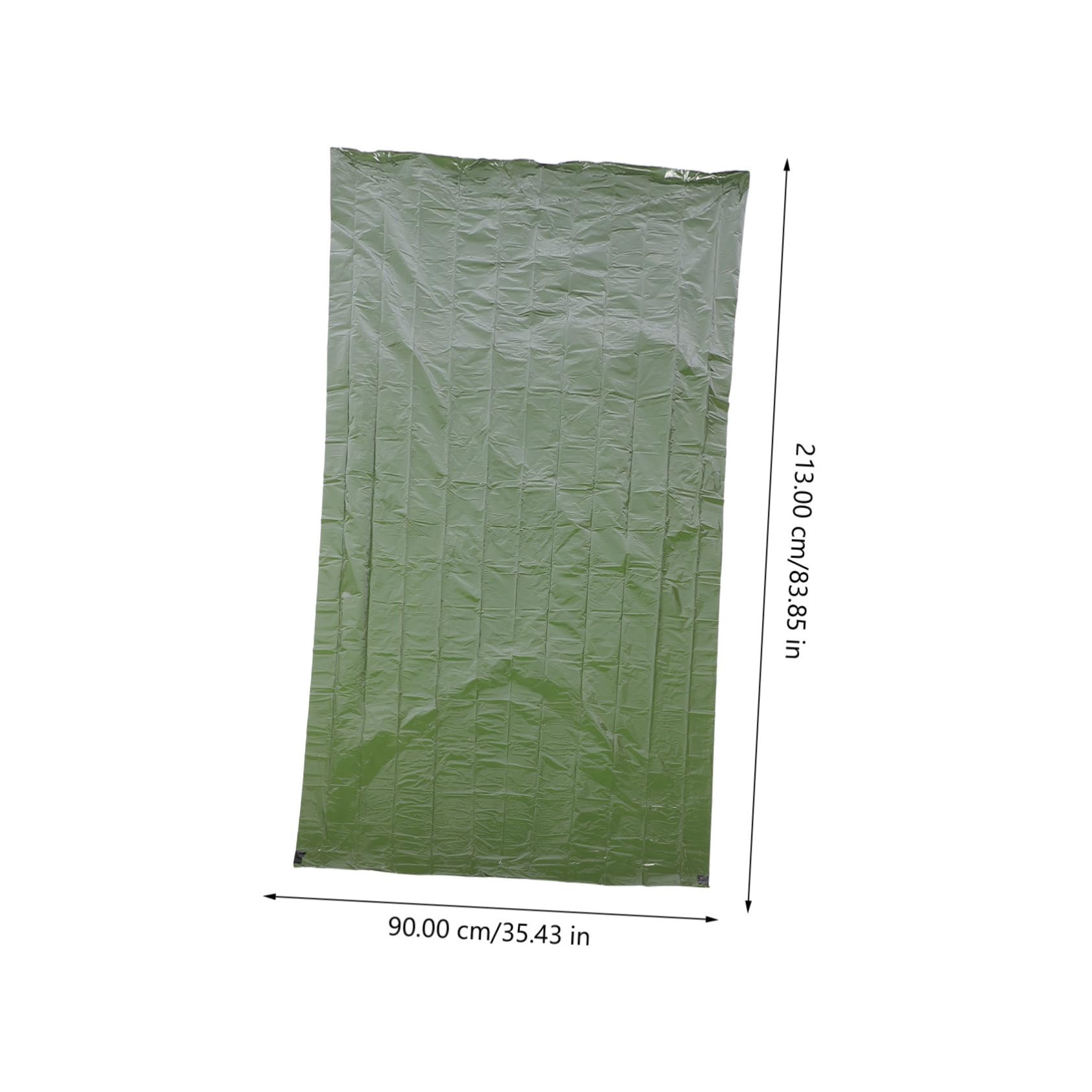 Abaodam Notfall Schlafsack Aluminiumfolie mit Tragetasche Wasserdichter und Winddichter Schlafsack für Outdoor Camping und Notfälle und Tragbar für Erwachsene Notfalldecke