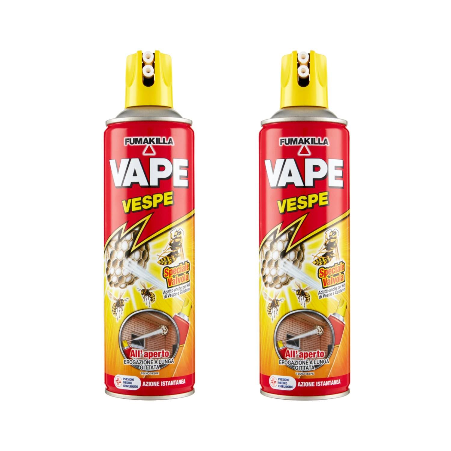 Vape Insetticida Repellente Spray Anti Zanzare, Vespe e Cimici (Vape Spray Vespe, 2)