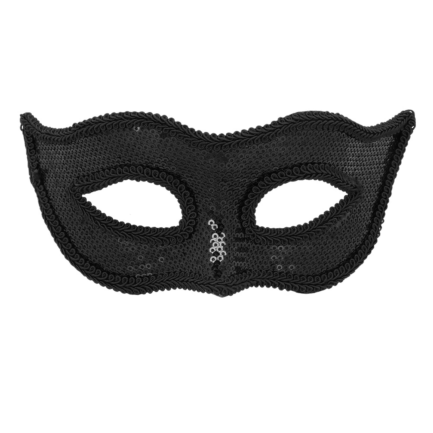 Boland - Venetian Sequin Eye Mask for Costumes, Carnival, Theme Party and Halloween
