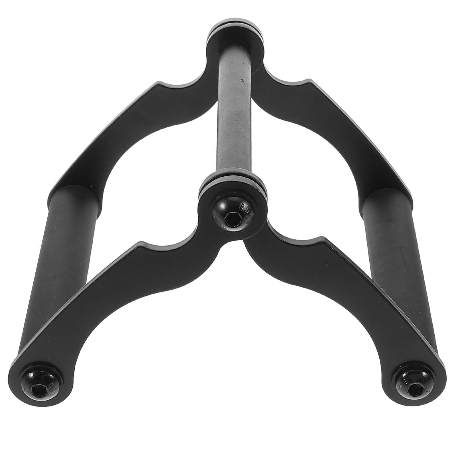 MAGICLULU Mango V V Ajustable para Máquinas de Cable Diseño Robusto Negro Accesorio para Poleas de Gimnasio Casa para Ejercicios de Espalda y Triceps Agarre Ergonómico y Duradero