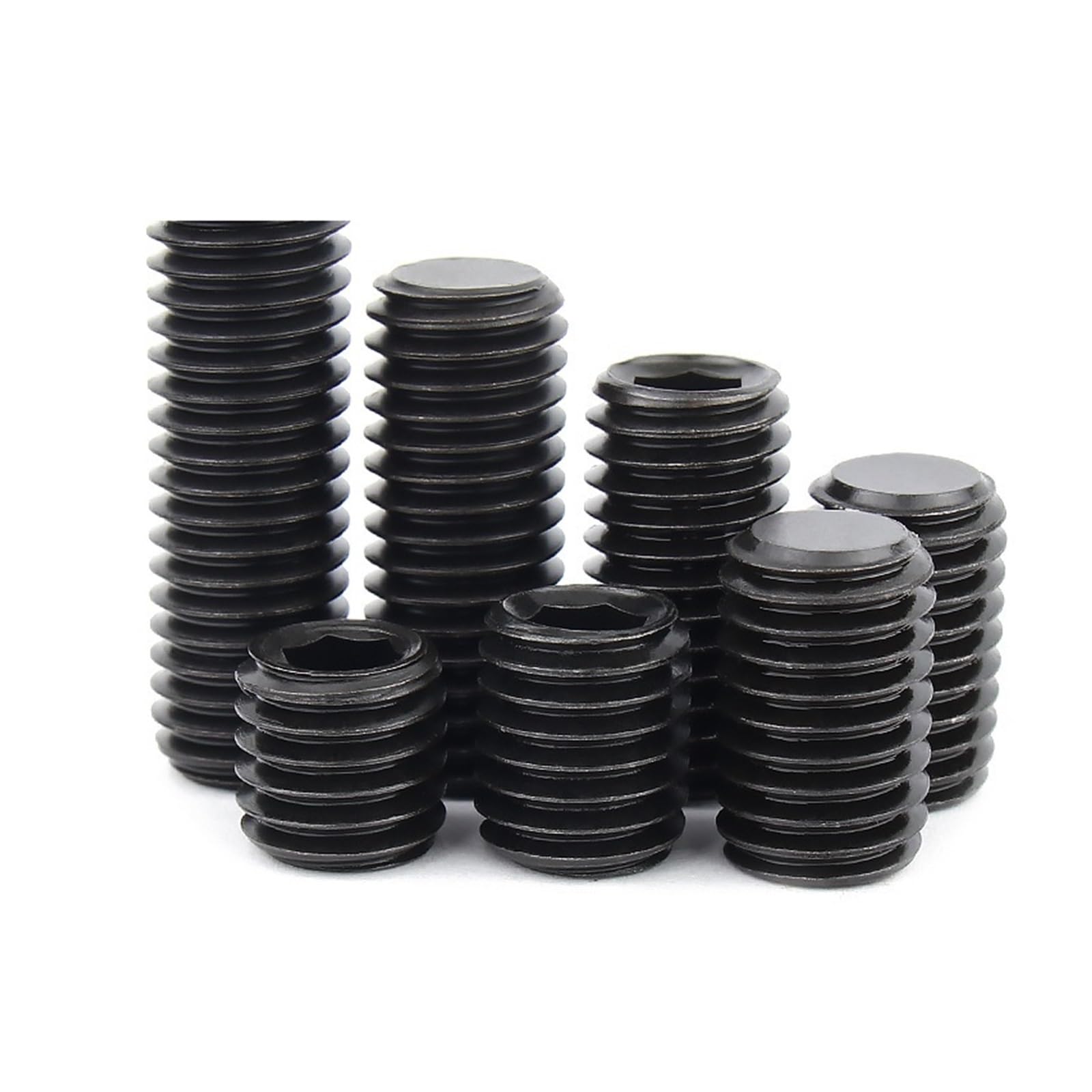 Viti esagonali senza testa DIN 916, in acciaio al carbonio di grado 12.9, 20/10/5/2 pezzi, M1.6, M2.5, M3, M4, M5, M6, M8(16 mm, M2(20 pezzi)