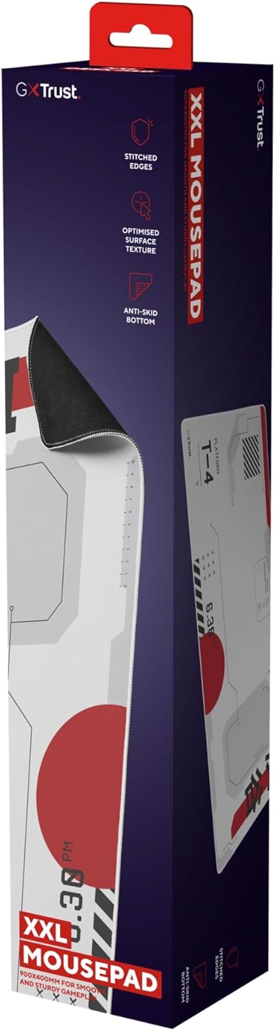 GXTrust 759 Alfombrilla Ratón Gaming XXL Japón Blanco, Desk Pad 900×400 mm con Bordes Cosidos para Escritorio, Superficie de Textura Optimizada, Base Antideslizante, Japan Tokyo Anime Manga Kyoto 9