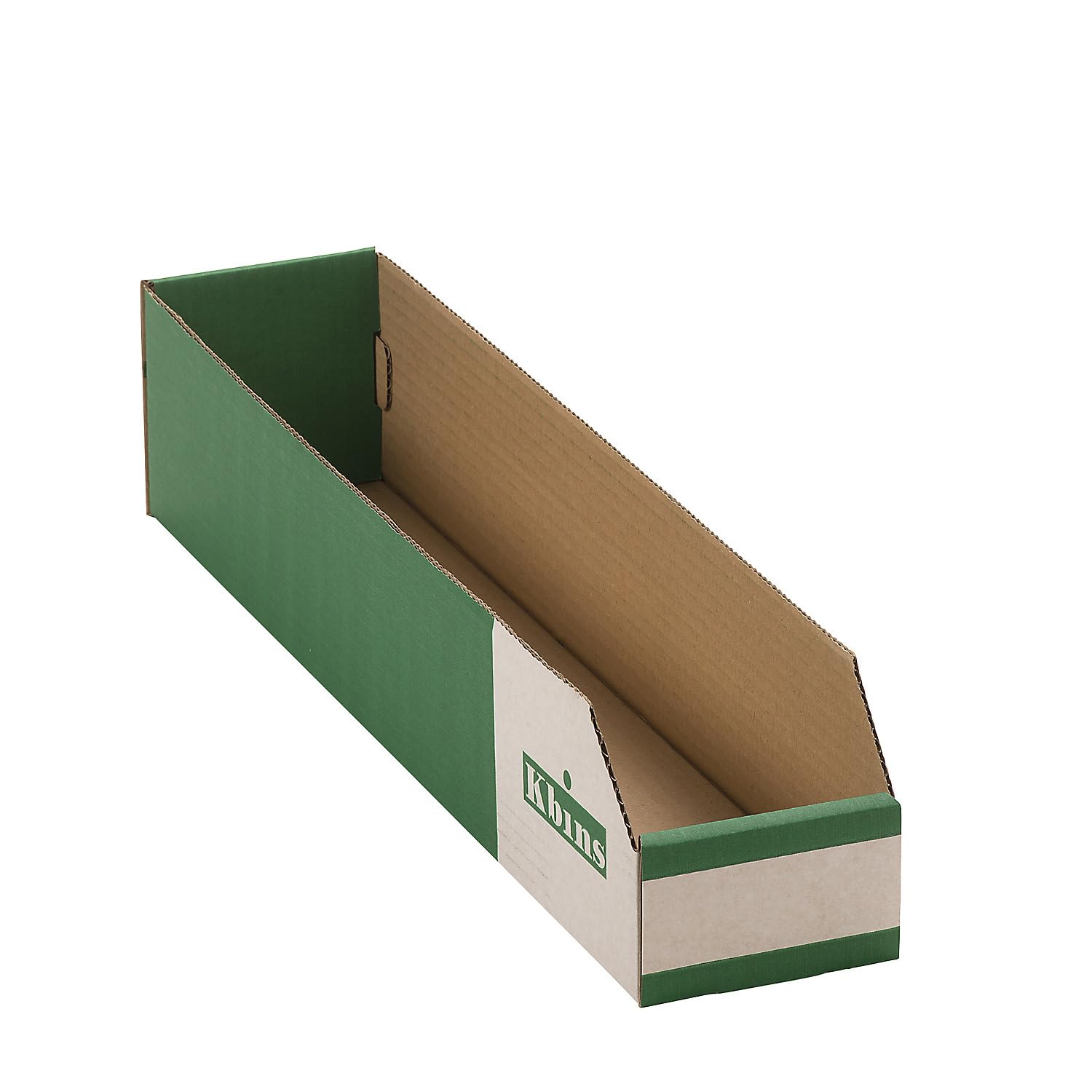 kaiserkraft | Karton-Regalkasten | einlagig und Faltbar | VE 50 Stk | LxBxH 500 x 100 x 100 mm