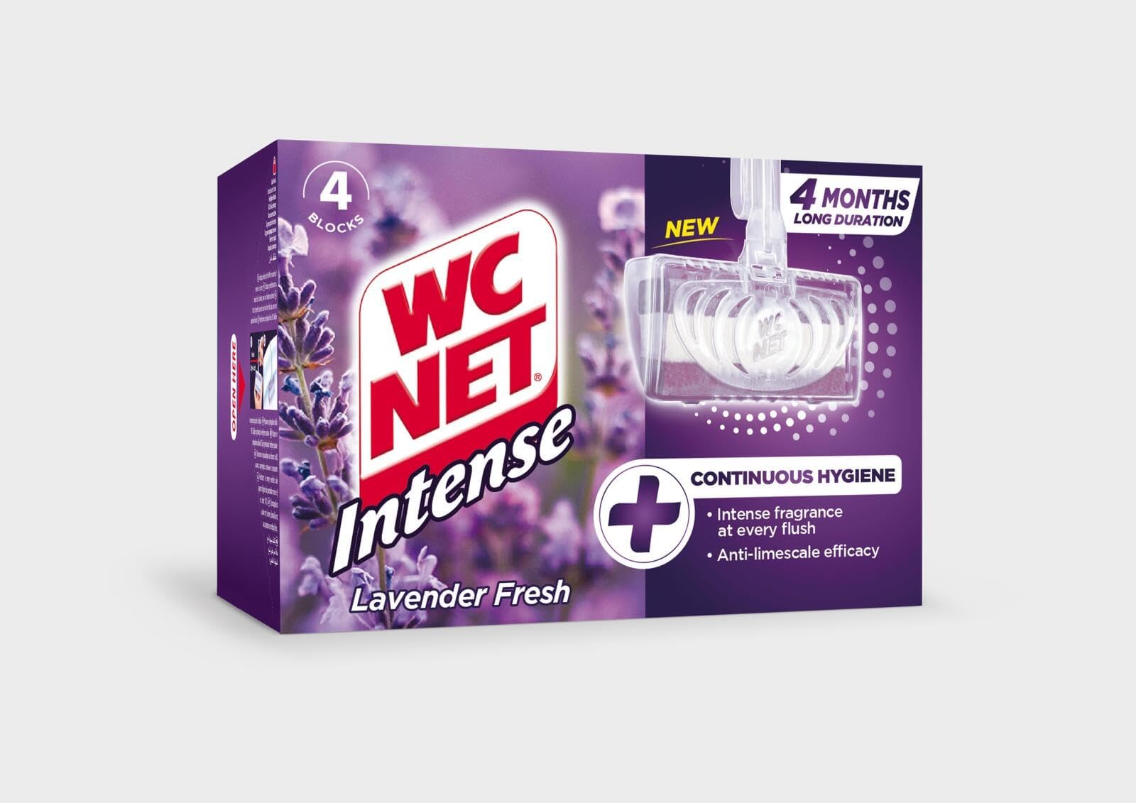 W.C. Net Tablets Lavander, 4 Pcs