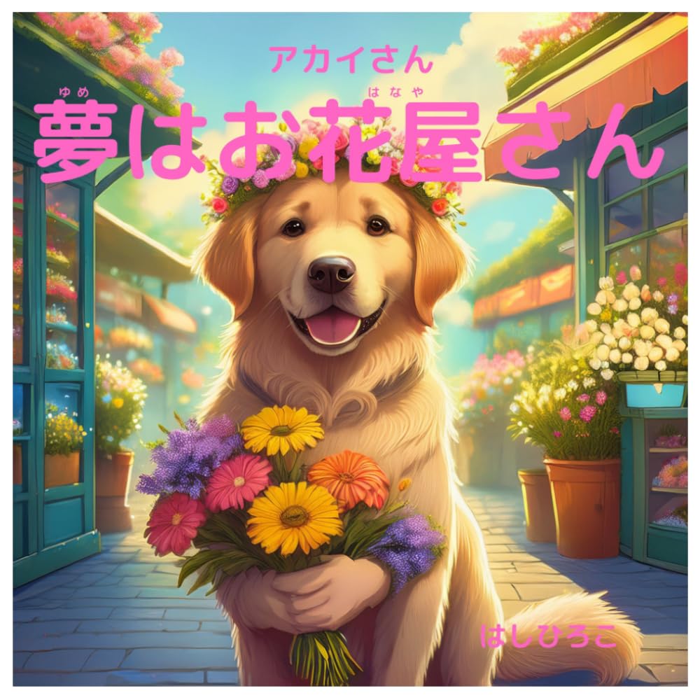 アカイさん　夢はお花屋さん (夢みるわんこのお話)