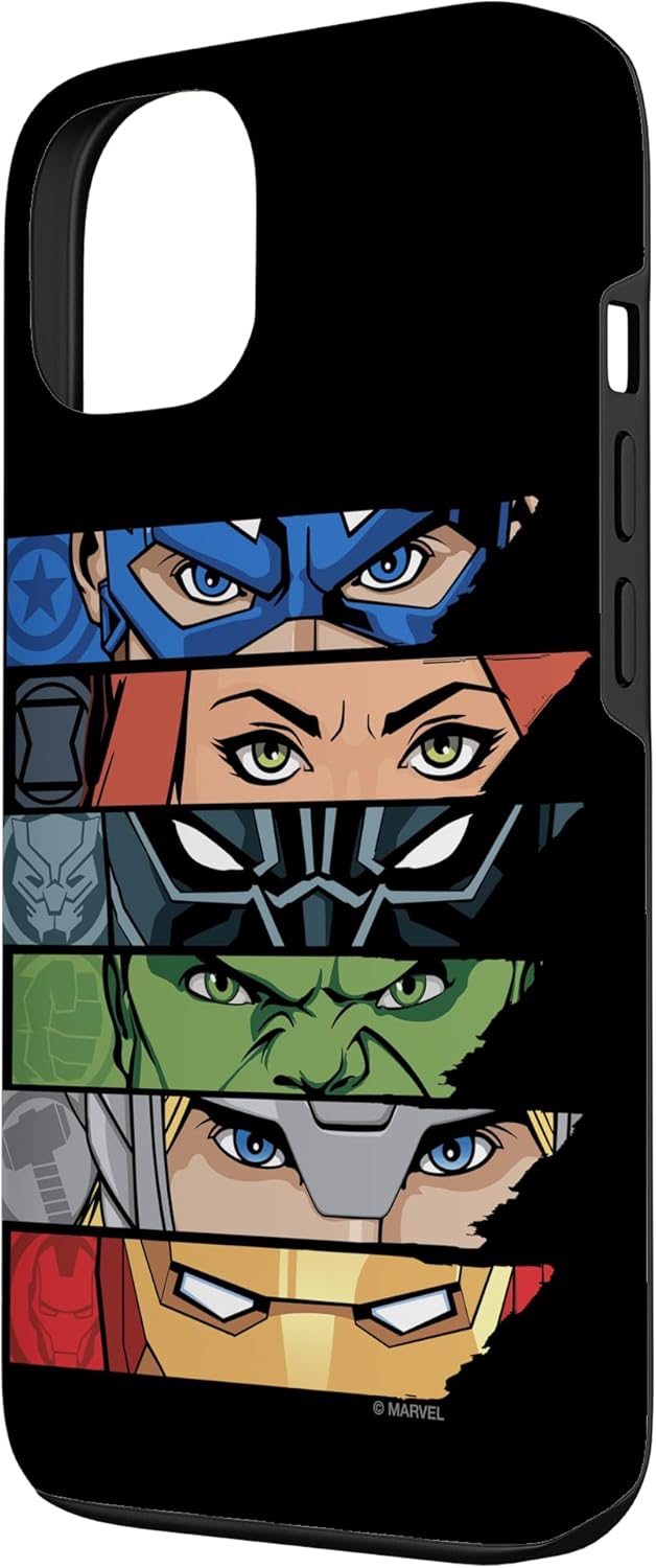 iPhone 13 Marvel Avengers Classic Super Heroes Game Face Case