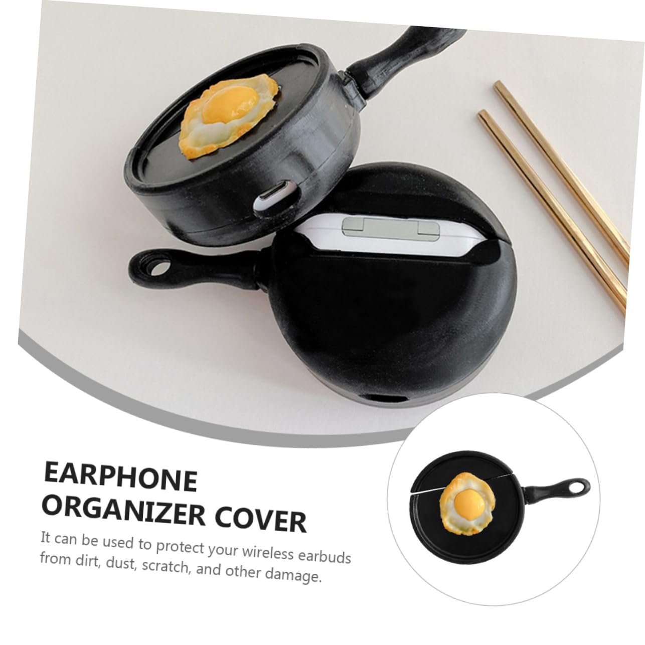 DOITOOL Estuche para 3 Auriculares con Pantalla Led Funda Protectora para Auriculares Fácil De Usar