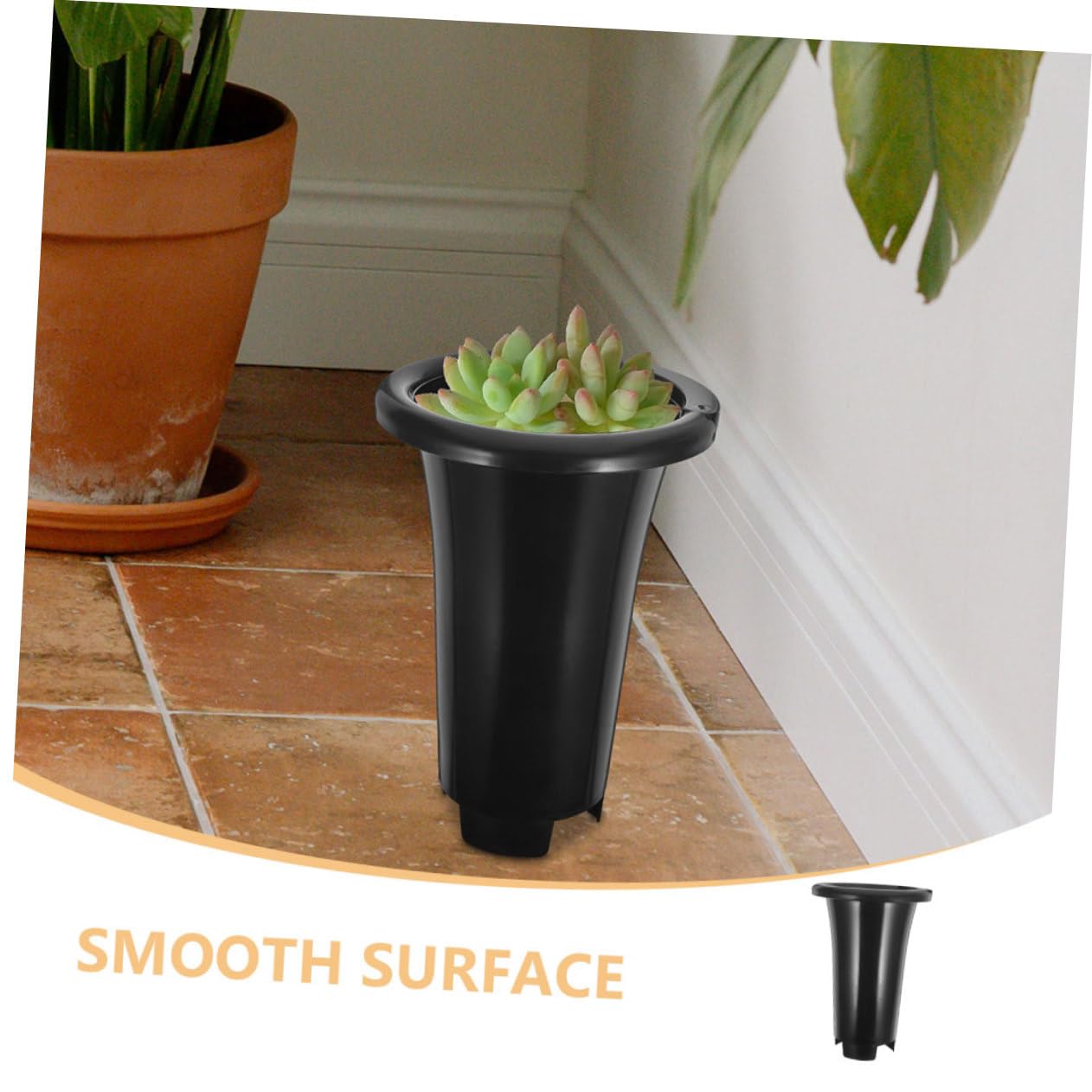 10pièces Pots De Plastique pour Orchidées Pots De Culture Respirants avec Drainage Idéaux pour Jardinage Intérieur Et Extérieur