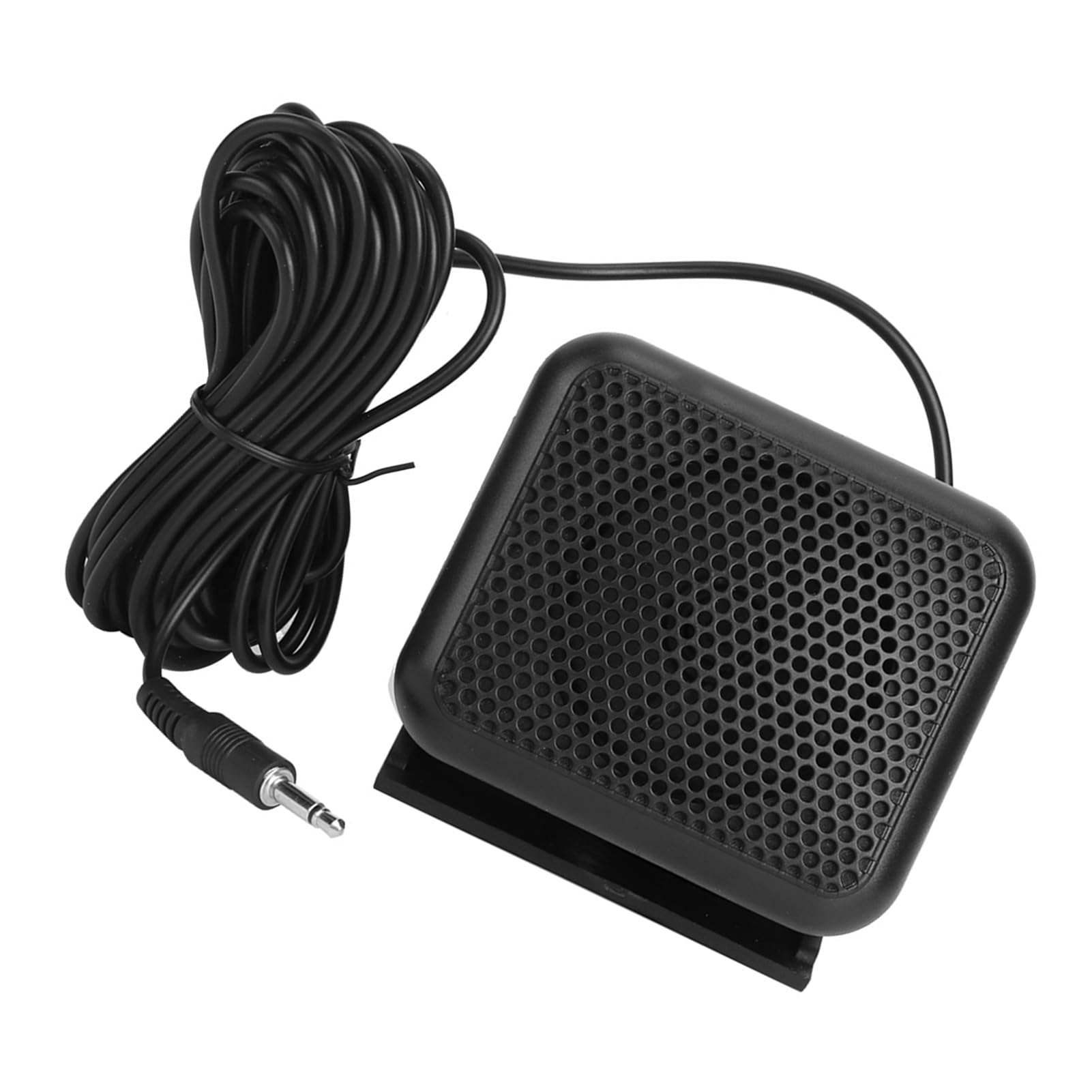 Haut-Parleur Externe CB, Mini Haut-Parleur Voiture NSP-100 avec Système Anti-Distorsion et Fixation Facile pour Autoradio FT-847 FT-920 FT-2000 Marine VHF