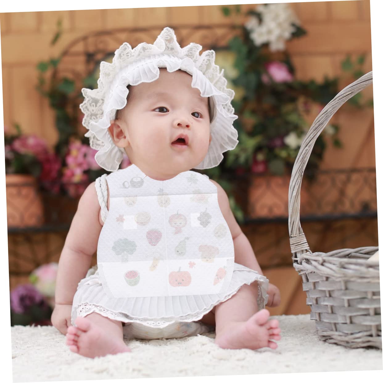ifundom 60 Pièces Bavoir Bébé Tablier Pour Enfants Bavoirs Pour Bébé Salive Tablier Bavette rs Absorbants r En Silicone r er Imperméable De Serviette