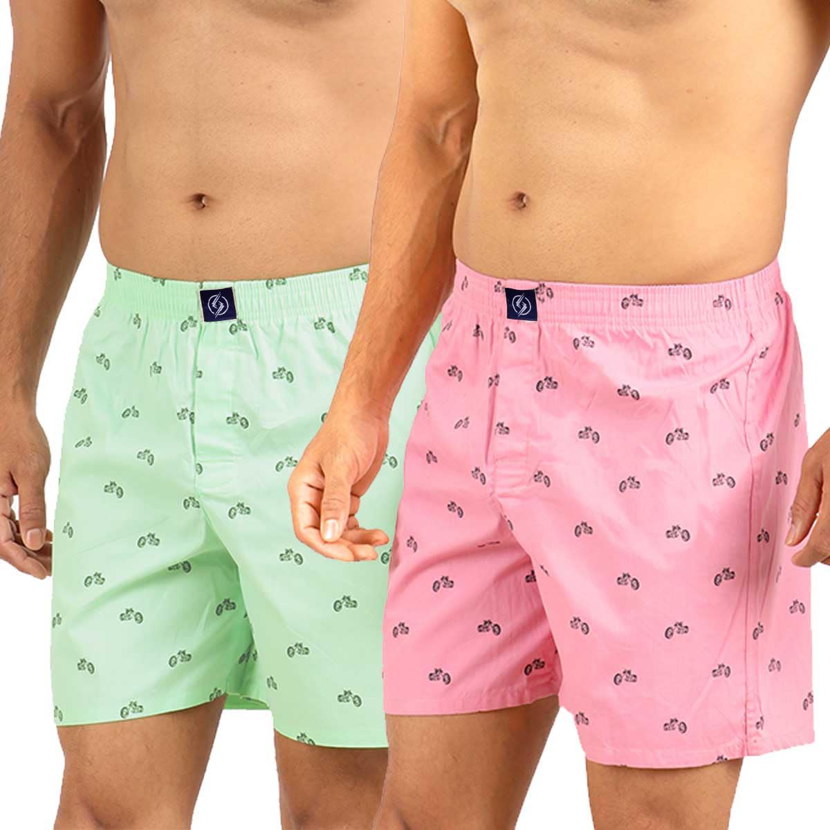 supersquad Men's Multicolor Cotton Printed Regular Boxer Shorts (Pack of 2) New-MBB-01-L-picture-30