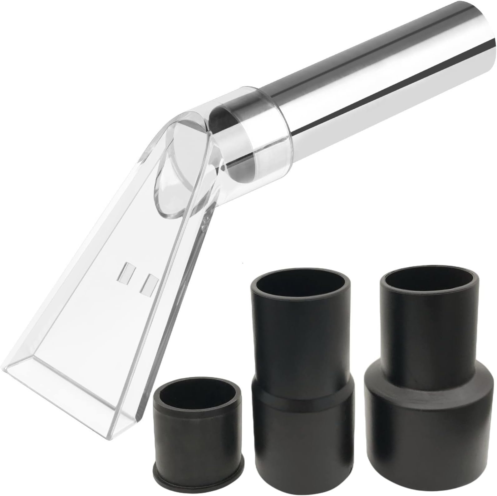 Happy Tree Universal Fit All Existing Shop Vacs with 2-1/2" &1-7/8" &1-1/4" Adapter Wet Extraction Accessory for Upholstery & Carpet Cleaning & Auto Detailing Shop Vac Extractor Attachment Hose Kit