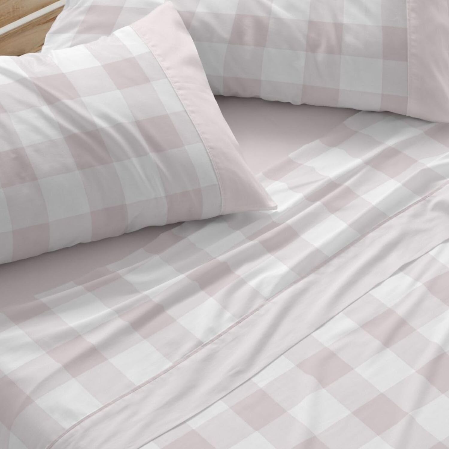 Burrito Blanco | Juego de sábanas | Cama de 150 a 160cm. (+Medidas Disponibles) | Diseño 543 | Color Nude (150-160x190/200cm.)