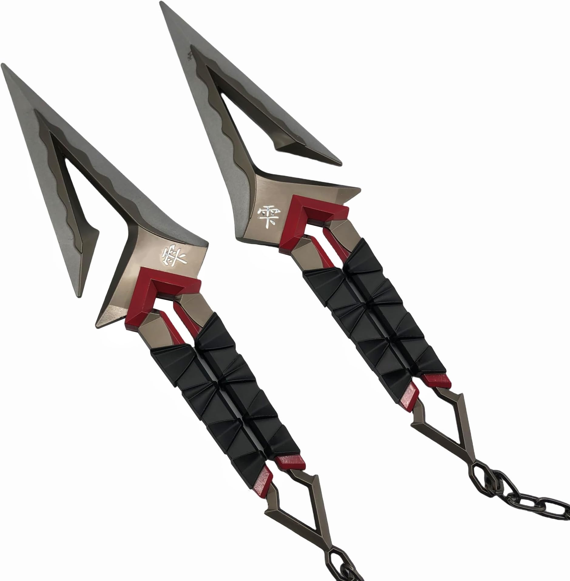 crafthand Life-Size Val Kuronami Knife 8.7" Metal Game Weapon 4 Colors Cosplay Prop Collectible Desktop Decoration Keychain (VKK03)