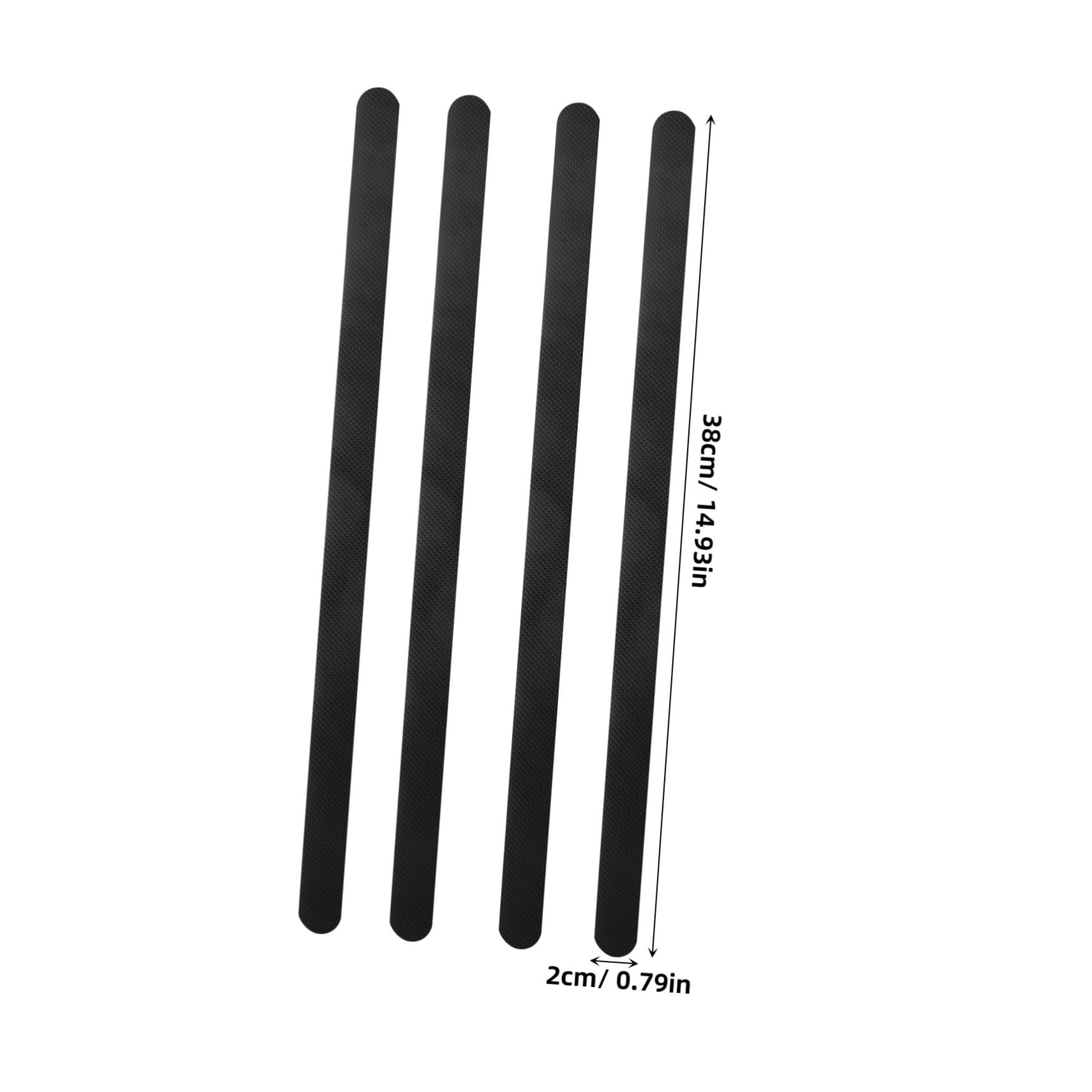 Ciieeo 24pcs Non- Bathtub Stickers Clear - Shower Strips for Safety Bathtubs Pools Stairs and Kitchens Easy Application Adhesive Backing