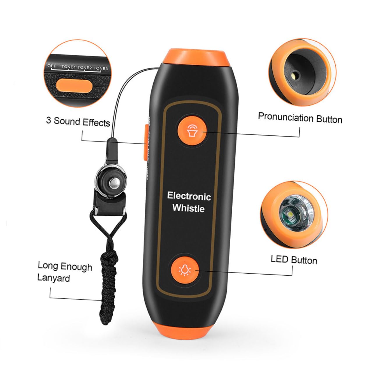 fischio elettronico fischio per Gli Insegnanti fischio di pallavolo Whistle elettronico Fischietto elettronico per Allenatori Fischietto Elettrico per Allenatori Magnete Rosso