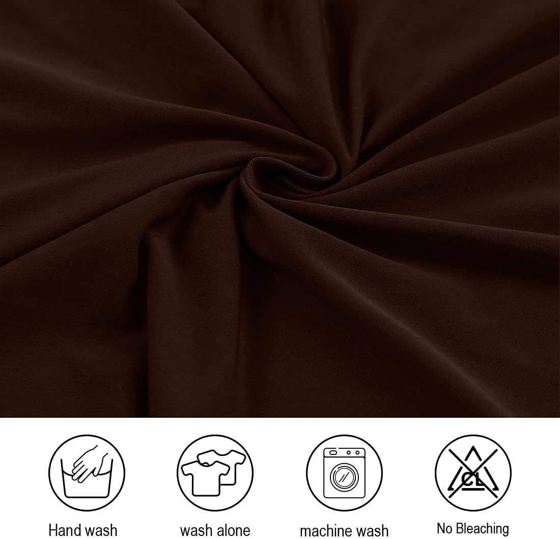 Get Cheap Price JQinHome 4 Pcs Dining Chair Slipcover,High Stretch Removable Washable Chair Seat Protector Cover for Home Party Hotel Wedding Ceremony (Pack of 4, Coffee) ❤ Crazy Deals JQinHome 4 Pcs Dining Chair Slipcover,High Stretch Removable Washable Chair Seat Protector Cover for Home Party Hotel Wedding Ceremony (Pack of 4, Coffee)