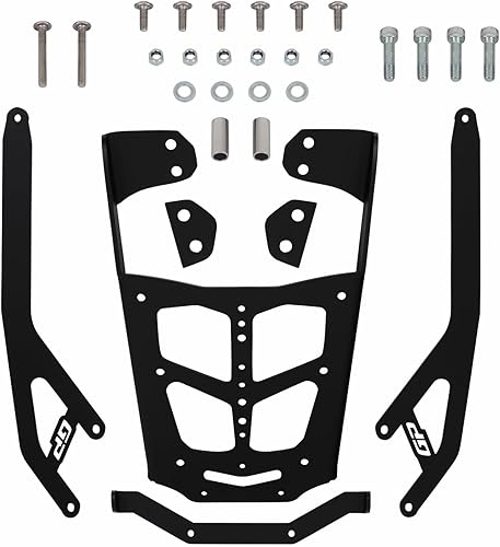 Miniatura 7 de GP Kompozit Portaequipajes trasero negro compatible con Bajaj Dominar 250 / Dominar 400 2017-2023