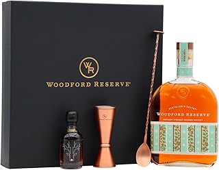 Woodford Reserve 2025 Holiday Edition Kentucky Straight Bourbon Whiskey 70cl 432 ABV Ultimate Cocktail Gift Pack