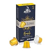 Vista 8 de 100 cápsulas de café Meseta Intenso compatibles con Nespresso, 100 cápsulas de café gourmet expreso compatibles con máquina Nespresso.