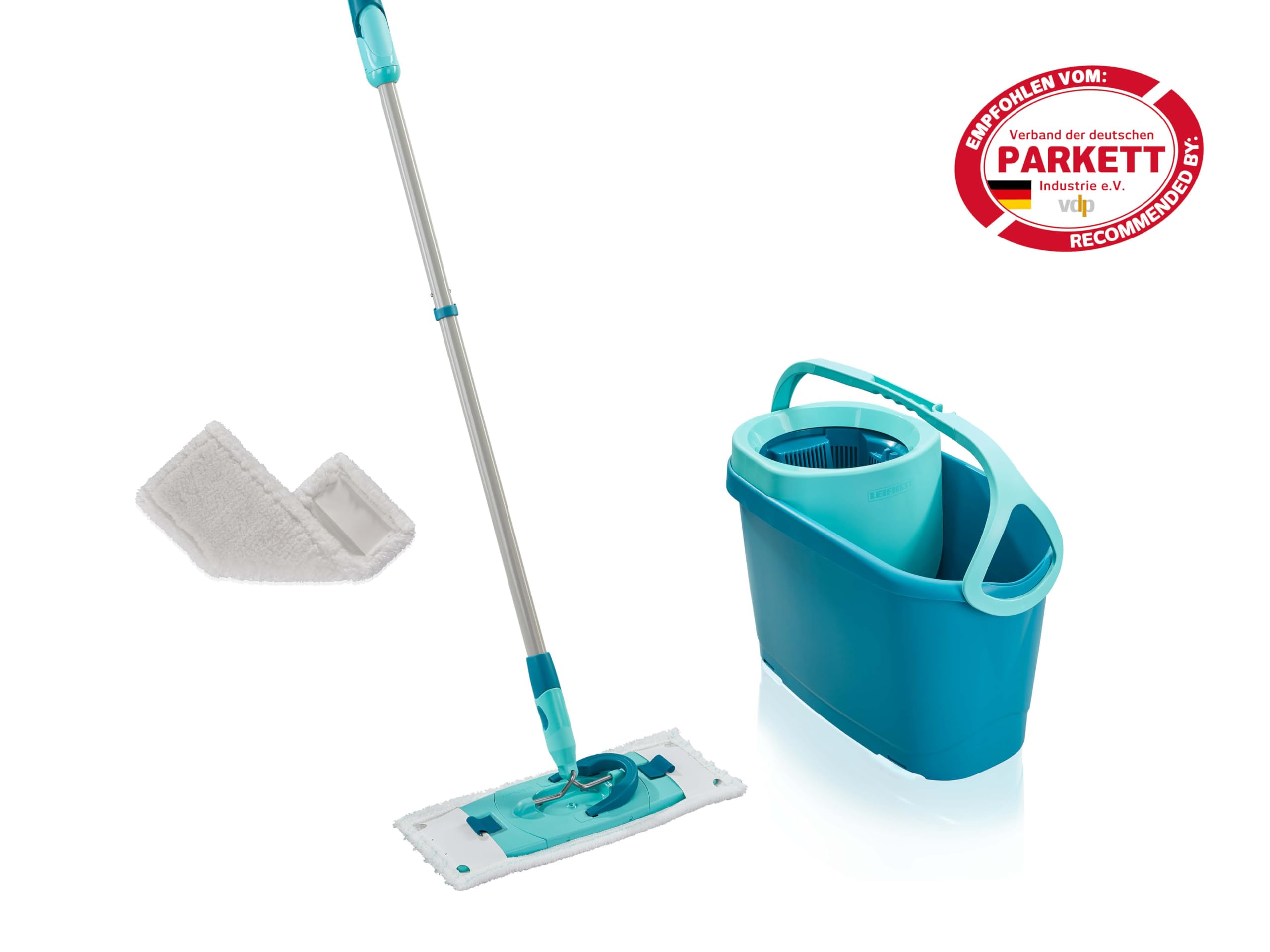 Leifheit Zestaw Clean Twist M Ergo (Micro Duo) + SUPERDUSTER M