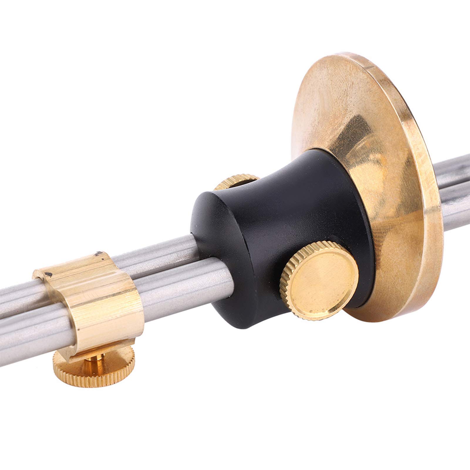 Walfront Dibujante de Carpintero, Herramienta de Medición Manual de Estilo Europeo para Accesorios de Carpintería, Dibujante de Marcado con Doble Eje