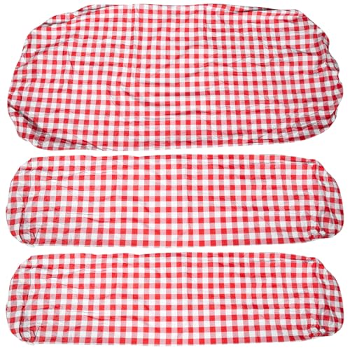 Nappe de pique-nique imperméable en PVC et housse de banc de table de jardin