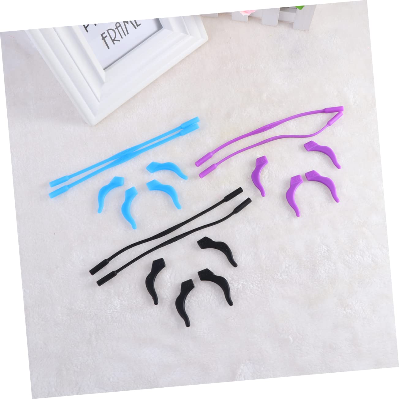 Didiseaon 6 Set Eyeglass Retainer Eyewear Anti-Slip Sunglass Strap Spectacle Retainer Glasses Cord Lanyard Glasses Temple Holders Eyeglasses Strap Eyeglasses Holder Ear Grip Hooks