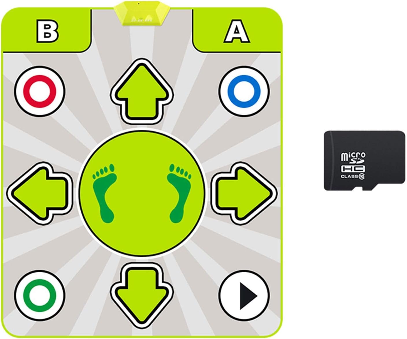 Step Dance mat Home Single Dancing Mat Running Yoga TV Dual-Purpose Video Game, Dance Mat Pad Pads Dancer Step Pads (Color : A) (A)